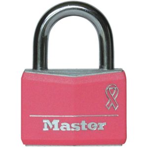 Master Lock 1-5/16 in. H X 1/2 in. W X 1-9/16 in. L Vinyl Covered Steel Double Locking Padlock