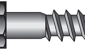 Hillman 1/4 in. X 2 in. L Hex Hot Dipped Galvanized Steel Lag Screw 100 pk
