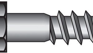 Hillman 1/4 in. X 3 in. L Hex Hot Dipped Galvanized Steel Lag Screw 100 pk