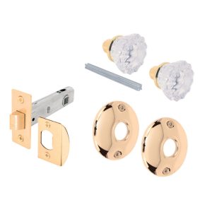 Prime-Line Bright Brass Passage Door Knob Right or Left Handed