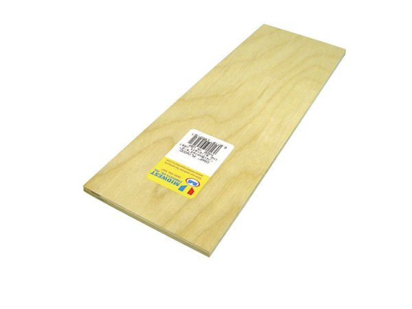 Midwest Products 4 in. W X 12 in. L X 1/4 in. Plywood