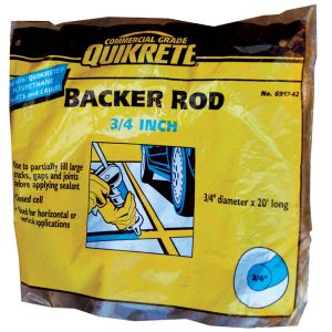 Quikrete Gray Foam Joint Barrier Foam 3/4" x 20 ft.