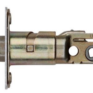 Kwikset Polished Brass Metal Deadbolt Deadlatch