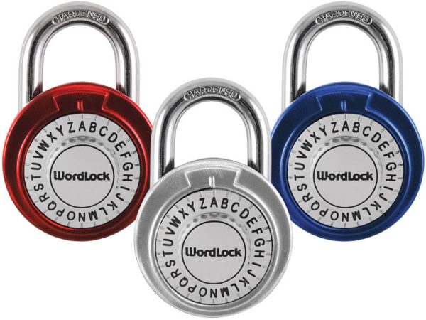 Wordlock 4.5 in. H X 2.25 in. W X 2-1/4 in. L Steel 3-Digit Combination Padlock