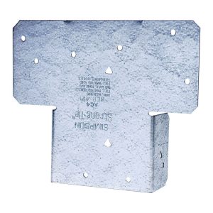 Simpson Strong-Tie 6.5 in. H X 1.5 in. W 18 Ga. Galvanized Steel End Post Cap
