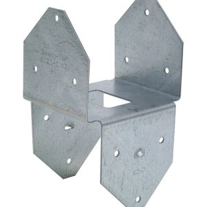 Simpson Strong-Tie ZMax 3.56 in. H X 3.13 in. W 18 Ga. Steel Post Base