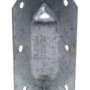 Simpson Strong-Tie 1.3 in. W X 3.3 in. L Galvanized Steel Gusset Angle
