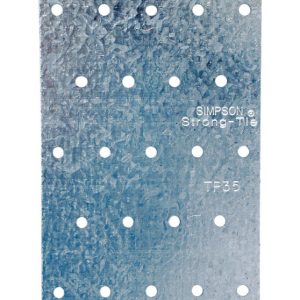 Simpson Strong-Tie 5 in. H X 0.04 in. W X 3.1 in. L Galvanized Steel Tie Plate