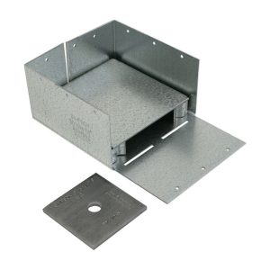 Simpson Strong-Tie ZMax 3 in. H X 5.5 in. W 12 Ga. Galvanized Steel Post Base