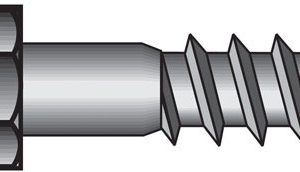 Hillman 3/8 in. X 1-1/2 in. L Hex Hot Dipped Galvanized Steel Lag Screw 100 pk
