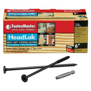 FastenMaster HeadLok 6 in. L Spider Flat Head Deck Screws 50 pk