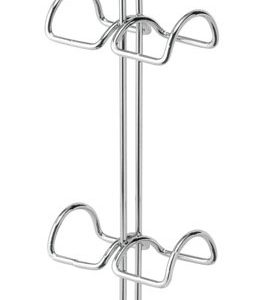 iDesign 17.88 in. H X 4.50 in. W X 2.75 in. L Chrome Handbag Holder