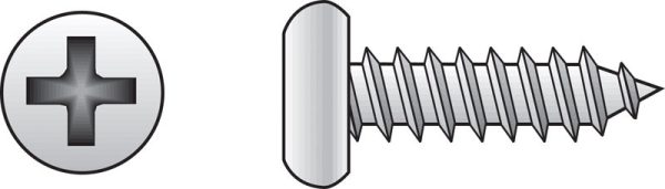 Hillman No. 4 X 1/2 in. L Phillips Pan Head Sheet Metal Screws 100 pk