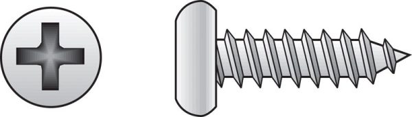 Hillman No. 8 X 5/8 in. L Phillips Pan Head Sheet Metal Screws 100 pk