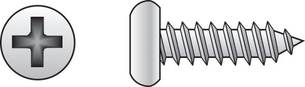 Hillman No. 14 X 1-1/4 in. L Phillips Pan Head Sheet Metal Screws 100 pk
