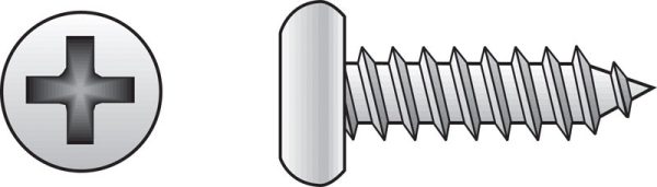 Hillman No. 14 X 1-1/2 in. L Phillips Pan Head Sheet Metal Screws 100 pk