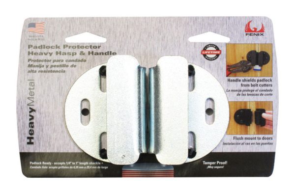 FENIX Heavy Metal Zinc-Plated Steel 7 in. L Heavy Hasp w/Handle 1 pk