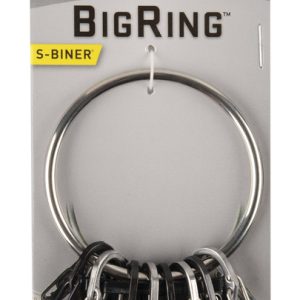 Nite Ize BigRing 2 in. D Stainless Steel Silver Loop Key Ring