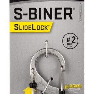 Nite Ize S-Biner SlideLock 1.85 in. D Stainless Steel Silver Carabiner Key Chain