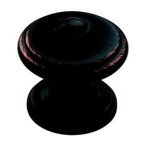 Amerock Revitalize Round Cabinet Knob 1-1/4 in. D 1-1/4 in. Oil Rubbed Bronze 1 pk