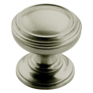 Amerock Revitalize Round Cabinet Knob 1-1/4 in. D 1-1/4 in. Satin Nickel 1 pk