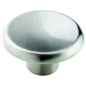 Amerock Allison Round Cabinet Knob 1-1/2 in. D 3/4 in. Satin Nickel 1 pk