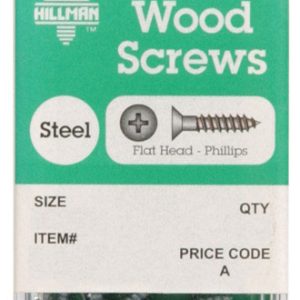 Hillman No. 10 X 1-1/4 in. L Phillips Zinc-Plated Wood Screws 10 pk