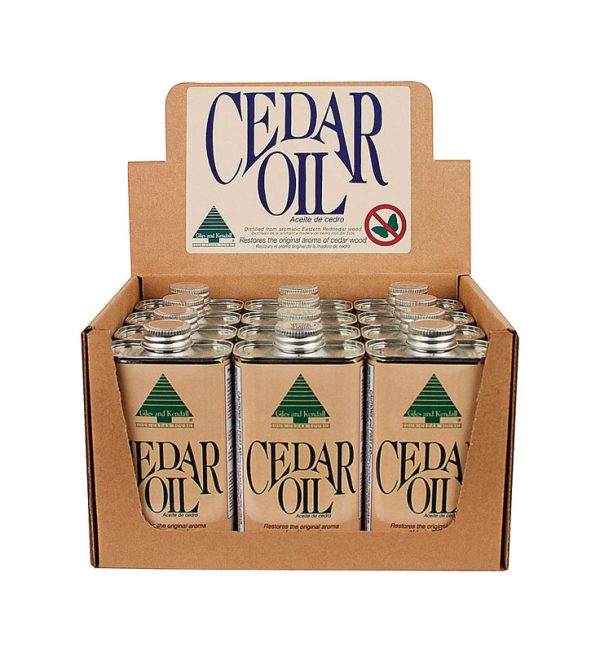 Giles & Kendall Low Luster Clear Oil-Based Cedar Oil 8 oz