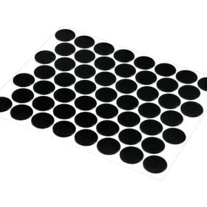 Prime-Line Round Plastic Screw Hole Cover 9/16 in. D X 0.25 in. L 53 pk Black