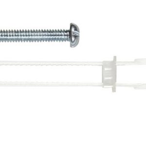Hillman Rawl 3/16 in. D X 2-1/2 in. L Round Plastic RH Combo Strap Toggle 2 pk