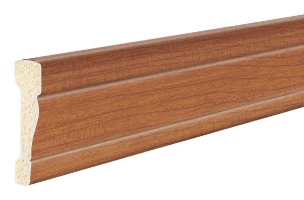 Inteplast Building Products 9/16 in. H X 7 ft. L Prefinished Russet Polystyrene Casing