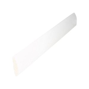 Inteplast Building Products 3/16 in. H X 8 ft. L Prefinished White Polystyrene Molding