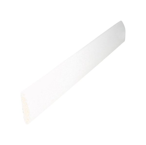 Inteplast Building Products 3/16 in. H X 8 ft. L Prefinished White Polystyrene Molding