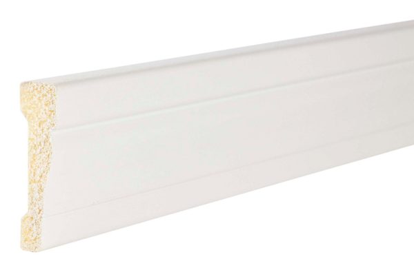 Inteplast Building Products 11/16 in. H X 7 ft. L Prefinished White Polystyrene Casing