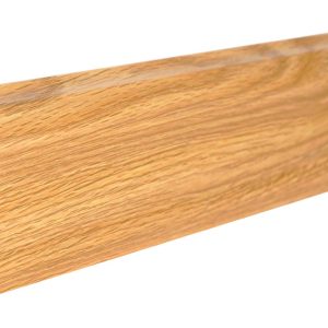Inteplast Building Products 9/16 in. H X 8 ft. L Prefinished Majestic Oak Polystyrene Trim