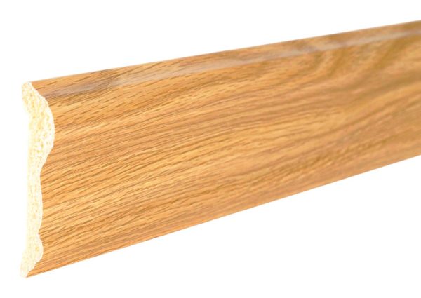 Inteplast Building Products 9/16 in. H X 8 ft. L Prefinished Majestic Oak Polystyrene Trim