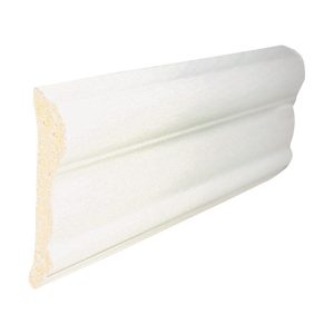 Inteplast Building Products 5/8 in. H X 8 ft. L Prefinished White Polystyrene Chair Rail