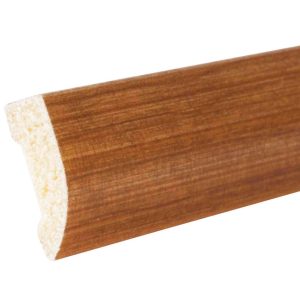 Inteplast Building Products 3/8 in. H X 7 ft. L Prefinished Russet Polystyrene Trim