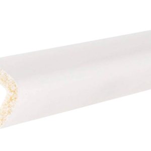 Inteplast Building Products 5/8 in. H X 8 ft. L Prefinished White Polystyrene Trim