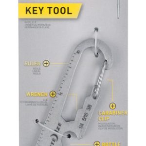 Nite Ize DoohicKey 1.8 in. D Stainless Steel Silver DoohicKey Multi Key Tool