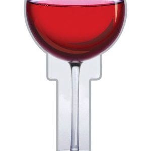 Lucky Line Key Shapes Red Wine House Key Blank SC1 Double For Schlage