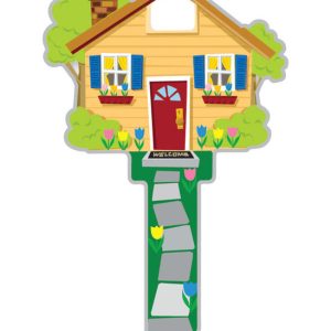 Lucky Line Key Shapes Home House Key Blank SC1 Double For Schlage