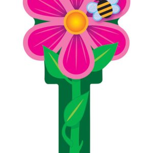 Lucky Line Key Shapes Flower House Key Blank SC1 Double For Schlage