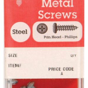Hillman No. 14 X 2 in. L Phillips Pan Head Sheet Metal Screws 3 pk