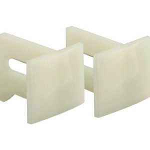 Prime-Line White Plastic Pocket Door Slide Guide 1 pk