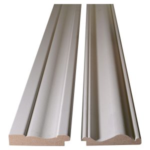 Alexandria Moulding 9/16 in. H X 8 ft. L Primed White MDF Molding