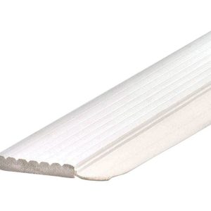 M-D White Vinyl Weather Stripping For Garage Door 7 ft. L X 3/8 in.