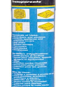 M-D Clear Indoor and Outdoor Vinyl Sheeting 36 in. W X 25 ft. L