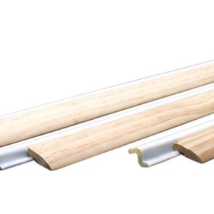 M-D Brown/White Foam/Wood Weatherstrip For Door Jambs 36 and 84 in. L X 1/2 in.