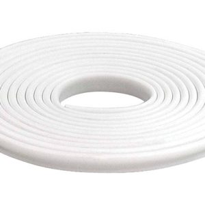 M-D White Vinyl Gasket Weatherstrip For Doors and Windows 17 ft. L X 1/2 in.